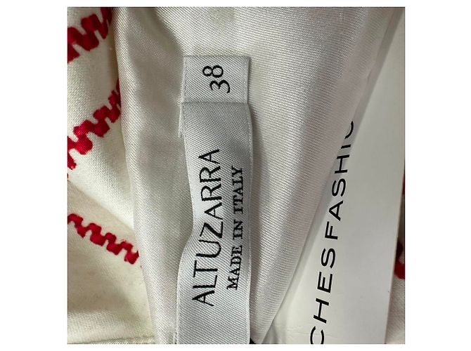 Saia midi Obi em algodão branco Altuzarra - vista 4