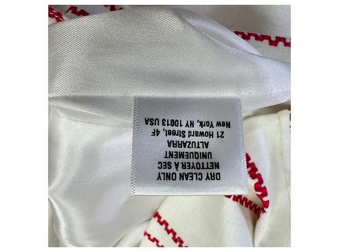Saia midi Obi em algodão branco Altuzarra - vista 6