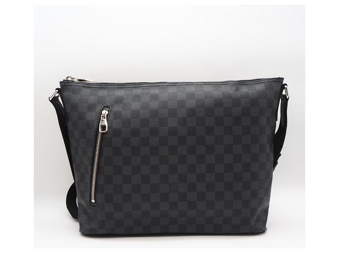Louis Vuitton Damier Graphite Mick MM N41106 Schultertasche Schwarz - Ansicht 2