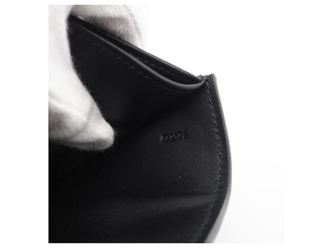 Loewe Soft Grain Calf Bifold Wallet Brown Black - view 14