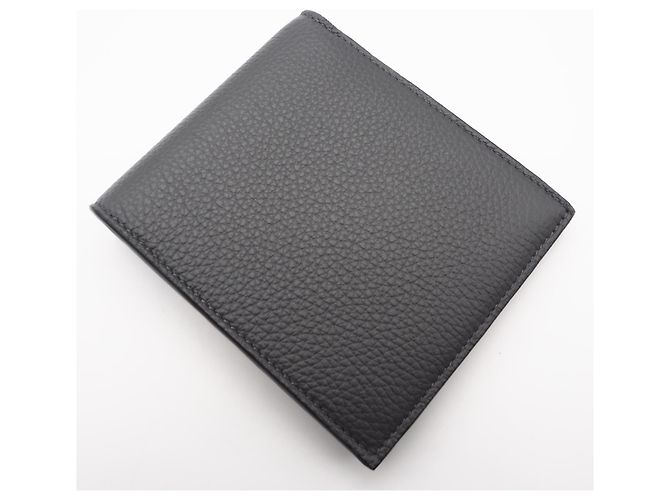Loewe Soft Grain Calf Bifold Wallet Brown Black - view 2