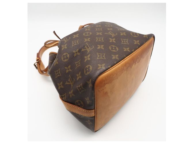 Noe Borsa a Spalla Louis Vuitton Monogram Petit Noé Marrone - vista 5