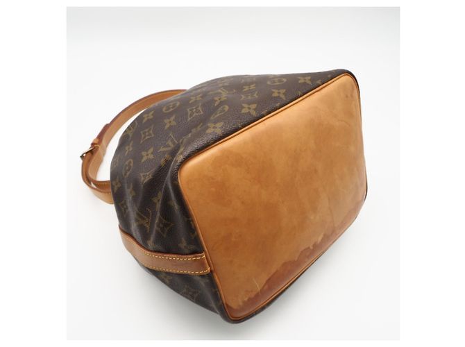 Noe Borsa a Spalla Louis Vuitton Monogram Petit Noé Marrone - vista 6