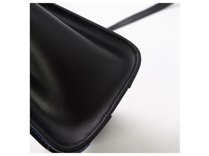 Céline Borsa a mano Nano Shopper Luggage CELINE Nero Multicolore - vista 10