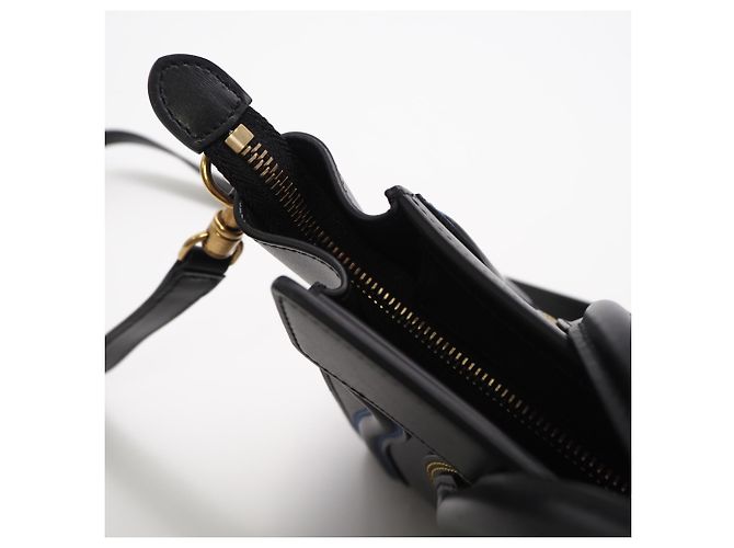 Céline Borsa a mano Nano Shopper Luggage CELINE Nero Multicolore - vista 11