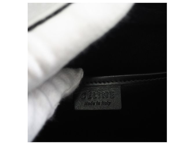 Céline Borsa a mano Nano Shopper Luggage CELINE Nero Multicolore - vista 15