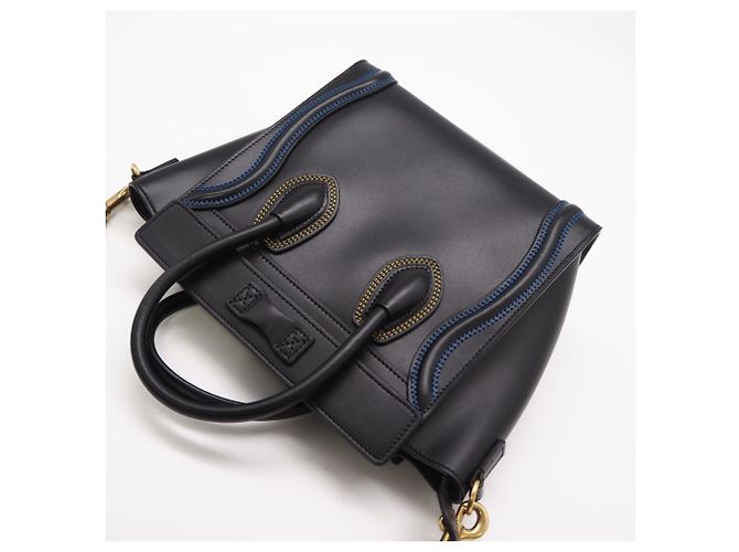 Céline Borsa a mano Nano Shopper Luggage CELINE Nero Multicolore - vista 2