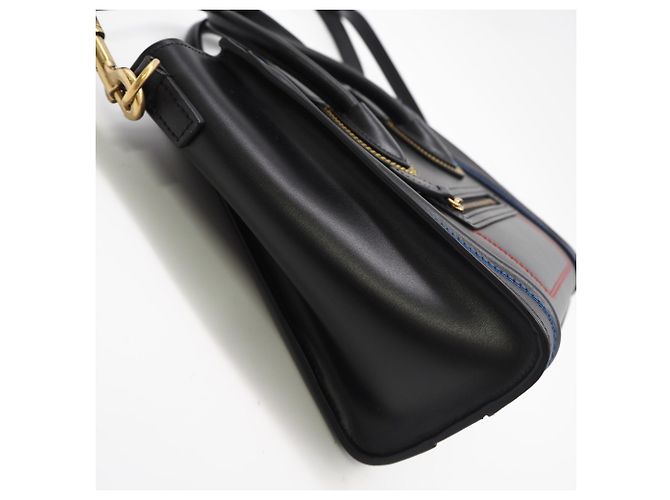 Céline Borsa a mano Nano Shopper Luggage CELINE Nero Multicolore - vista 7