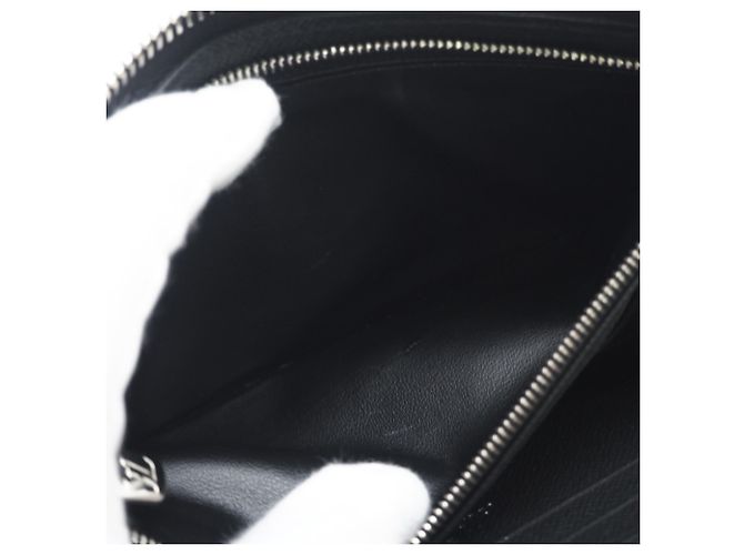 Portafoglio lungo Louis Vuitton Taiga Zippy Dragonne Noir Nero - vista 11