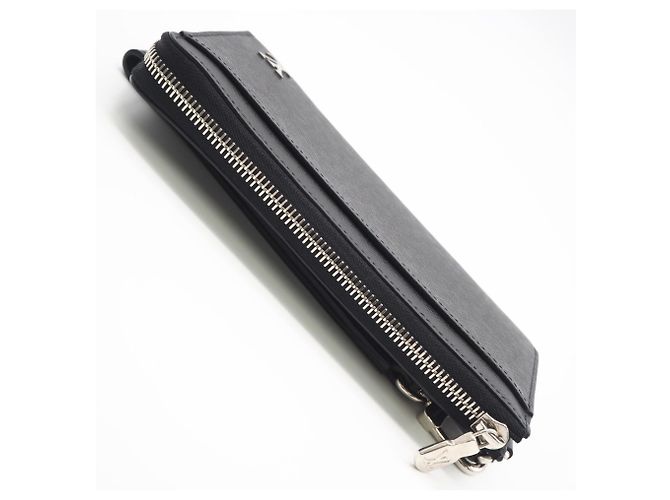 Portafoglio lungo Louis Vuitton Taiga Zippy Dragonne Noir Nero - vista 6