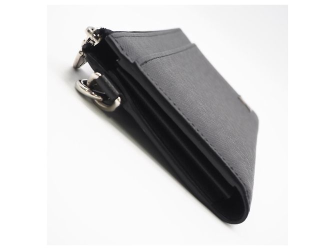Portafoglio lungo Louis Vuitton Taiga Zippy Dragonne Noir Nero - vista 8