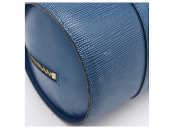 Borsa Louis Vuitton Epi Soufflot Toledo Blue - vista 11