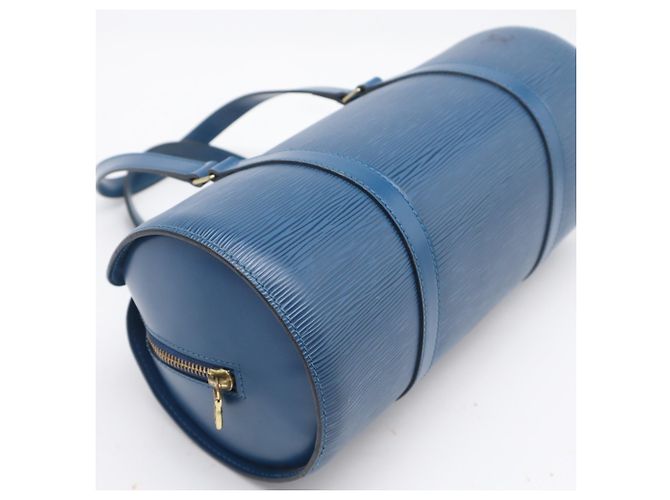 Borsa Louis Vuitton Epi Soufflot Toledo Blue - vista 4