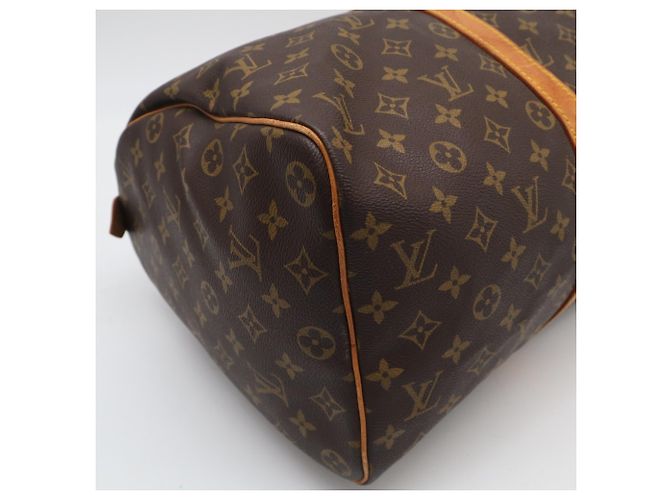 Bolso Boston Louis Vuitton Monogram Keepall 45 Castaño - vista 10