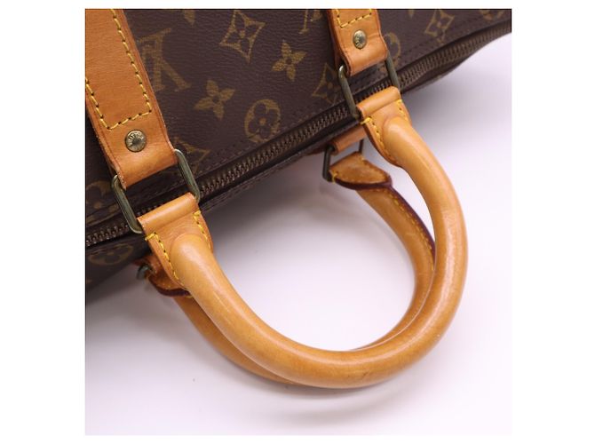 Bolso Boston Louis Vuitton Monogram Keepall 45 Castaño - vista 8