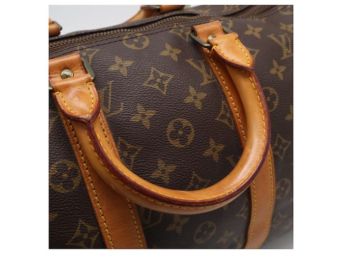 Bolso Boston Louis Vuitton Monogram Keepall 45 Castaño - vista 9