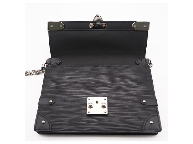 Borsa a Spalla Portefeuille Trunk Epi Louis Vuitton Nero - vista 12