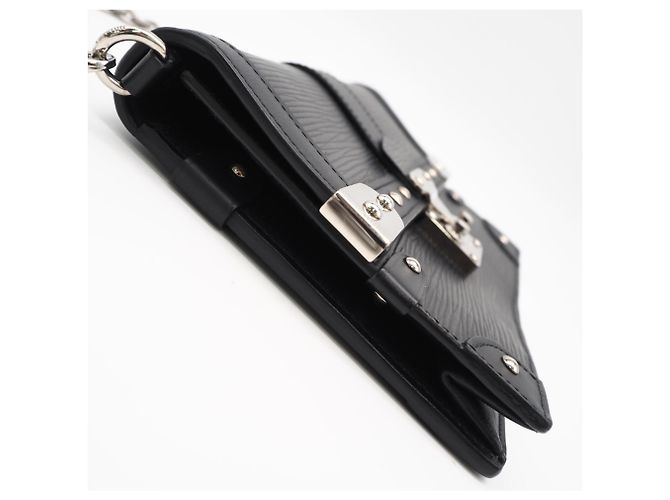 Borsa a Spalla Portefeuille Trunk Epi Louis Vuitton Nero - vista 8