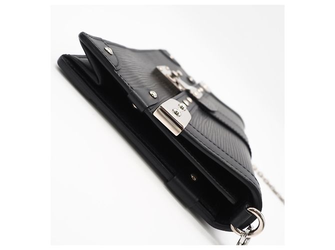 Borsa a Spalla Portefeuille Trunk Epi Louis Vuitton Nero - vista 9