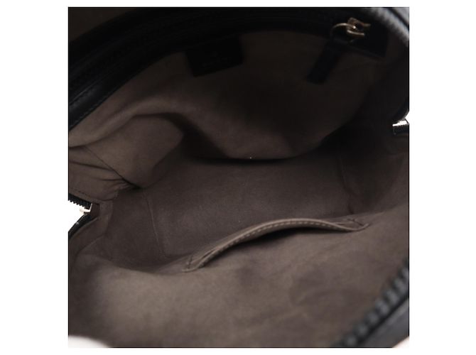 Kleiner Rucksack Gucci GG Supreme Canvas Braun - Ansicht 14