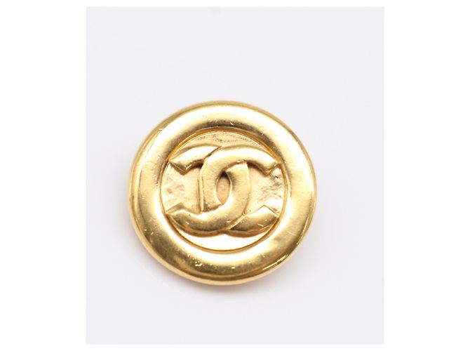Orecchini a clip tondi Chanel Coco Mark D'oro - vista 5