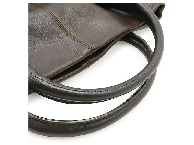 Borsa a mano Vara Drape Salvatore Ferragamo Marrone scuro - vista 5