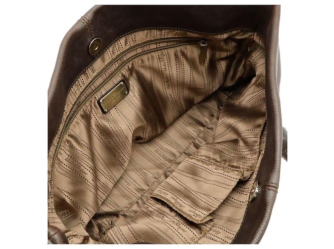 Borsa a mano Vara Drape Salvatore Ferragamo Marrone scuro - vista 6