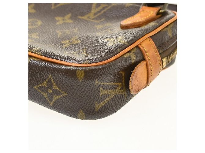 Louis Vuitton Pochette Marly Bandouliere Monogram Canvas medium Marrone - vista 4