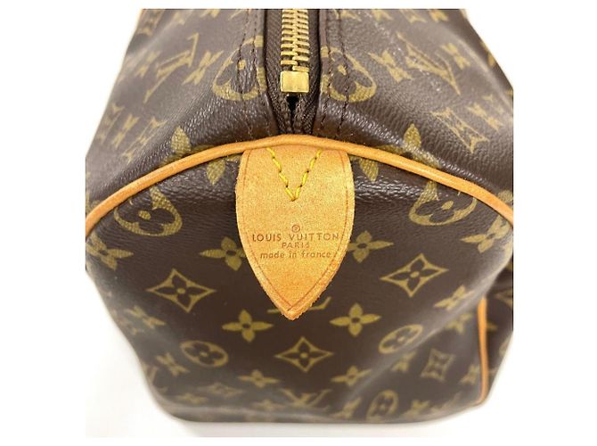 Borsa Boston Louis Vuitton Keepall 50 Marrone - vista 5