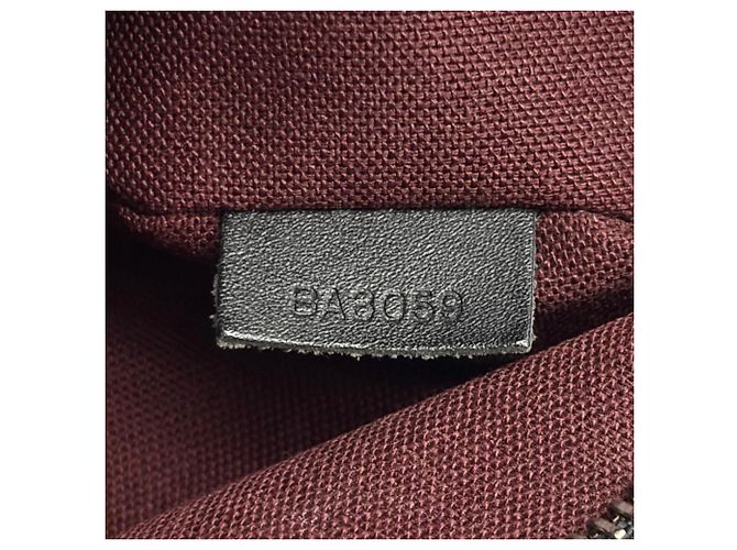 Borsa Tote Louis Vuitton Davis - Monogram Macassar Marrone Monogramma - vista 13