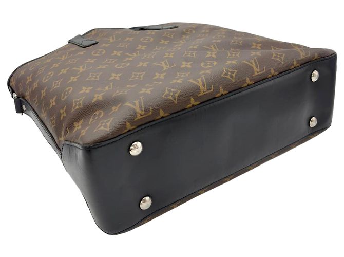 Borsa Tote Louis Vuitton Davis - Monogram Macassar Marrone Monogramma - vista 4