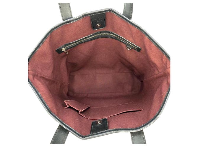 Borsa Tote Louis Vuitton Davis - Monogram Macassar Marrone Monogramma - vista 5