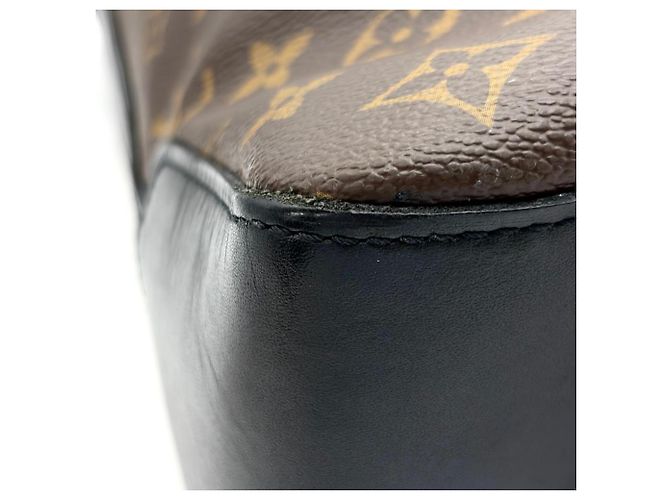 Borsa Tote Louis Vuitton Davis - Monogram Macassar Marrone Monogramma - vista 8
