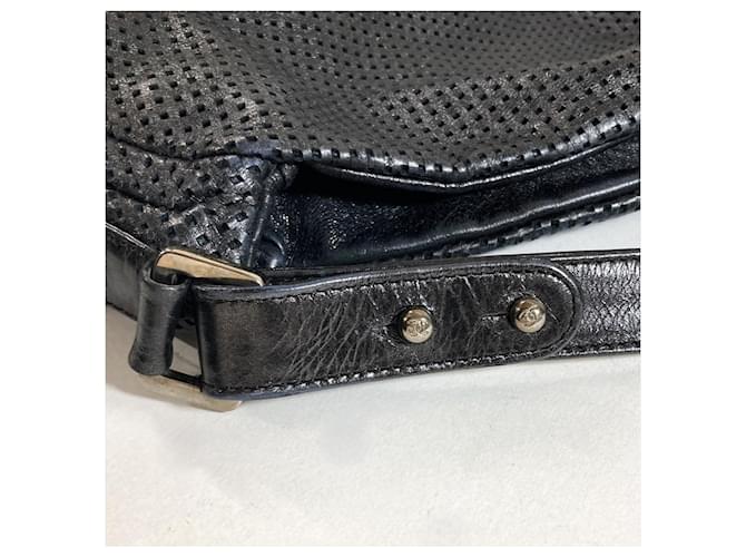 Borsa Chanel Coco Mark Nero Metallico - vista 6
