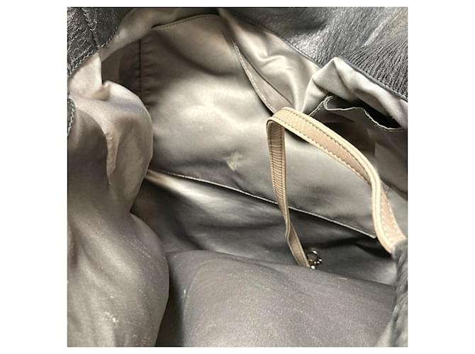 Borsa Chanel Coco Mark Nero Metallico - vista 8