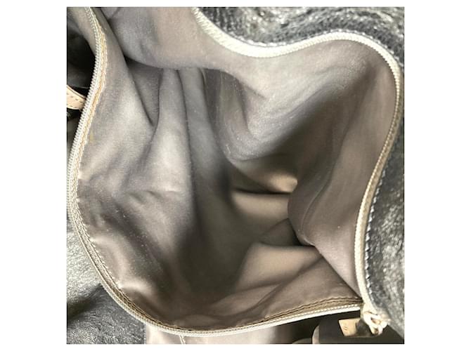 Borsa Chanel Coco Mark Nero Metallico - vista 9