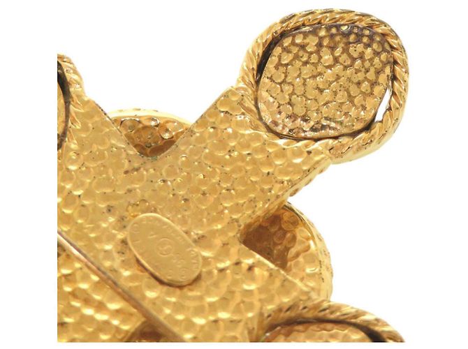 Spilla Vintage Chanel Coco Mark Oro D'oro - vista 6