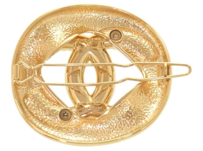 Clip per capelli Chanel Coco Mark Gold D'oro - vista 2