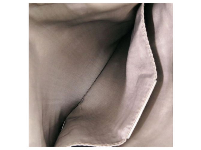 Borsa a tracolla in pelle grigia Salvatore Ferragamo Marrone - vista 5