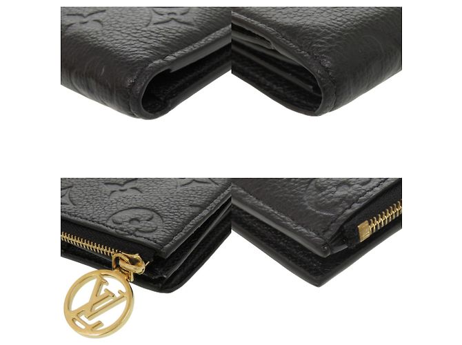 Louis Vuitton Monogram Empreinte Bi-Fold Wallet Schwarz - Ansicht 4