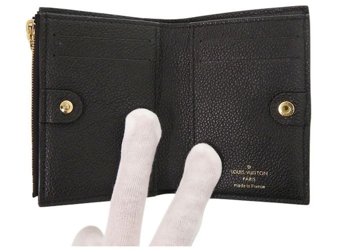 Louis Vuitton Monogram Empreinte Bi-Fold Wallet Schwarz - Ansicht 5