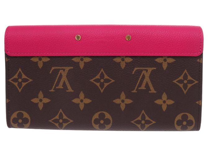 Cartera larga Pallas Monogram Louis Vuitton Castaño Rosa Monograma - vista 3