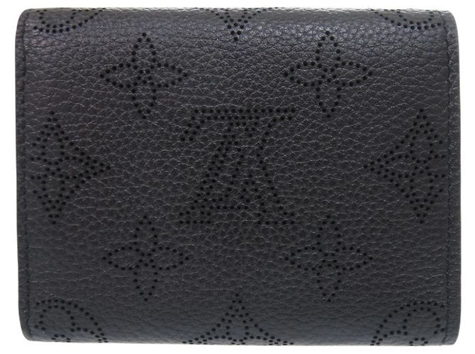 Louis Vuitton Portefeuille Iris XS Monogram Mahina Tri-fold Wallet Portemonnaie Schwarz - Ansicht 3