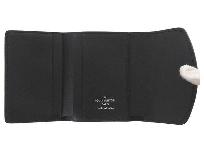 Louis Vuitton Portefeuille Iris XS Monogram Mahina Tri-fold Wallet Portemonnaie Schwarz - Ansicht 5