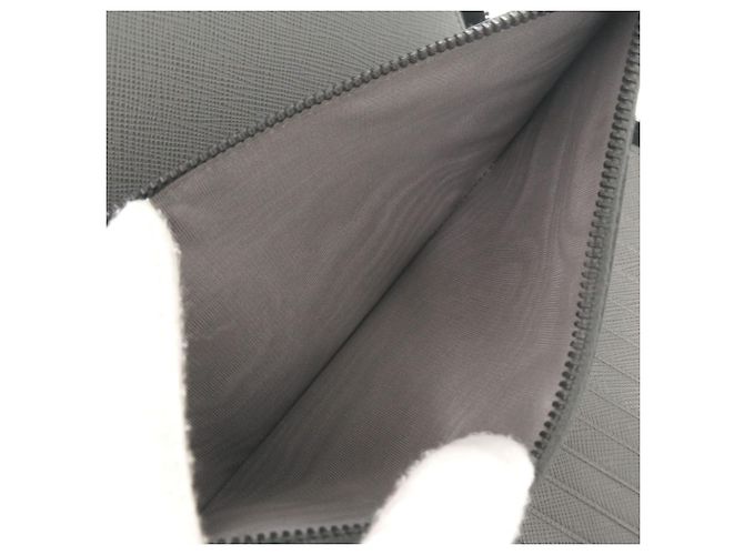 Prada Saffiano Leather Long Wallet in Black - view 6