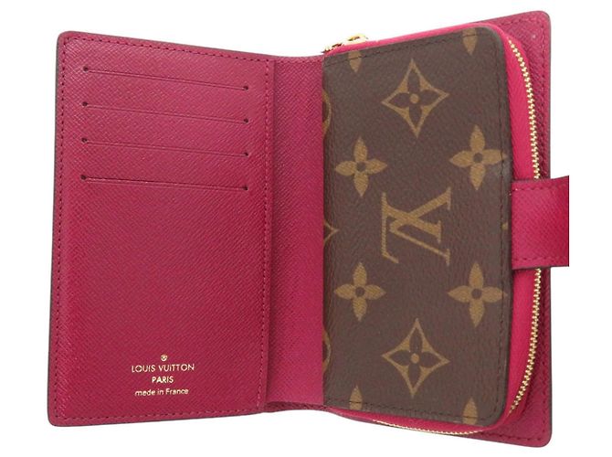 Cartera Juliette Monogram Louis Vuitton Castaño Fucsia Monograma - vista 4