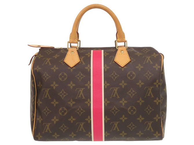 Louis Vuitton Speedy 30 Monogram Handtasche Braun Monogramm - Ansicht 2