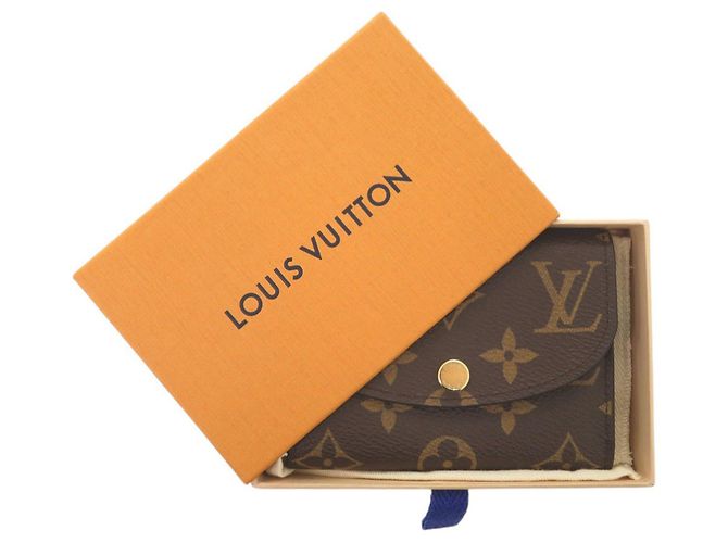 Cartera bi-fold Louis Vuitton Rosalie Monogram Castaño Fucsia Monograma - vista 2