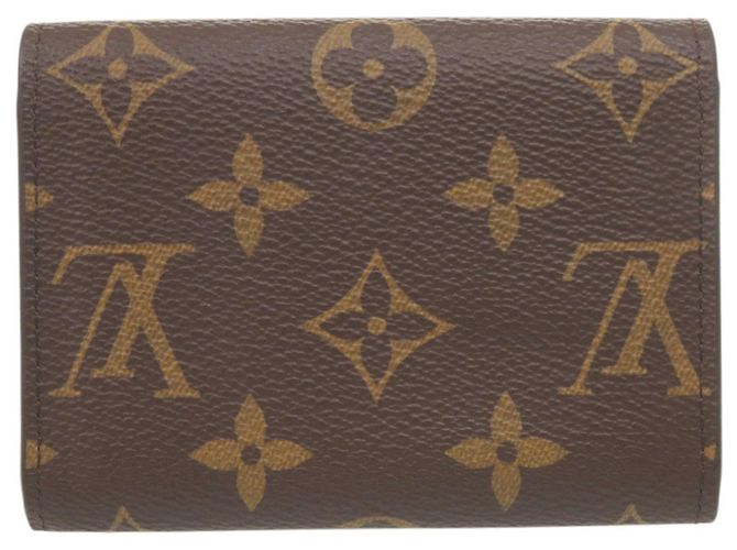 Cartera bi-fold Louis Vuitton Rosalie Monogram Castaño Fucsia Monograma - vista 3