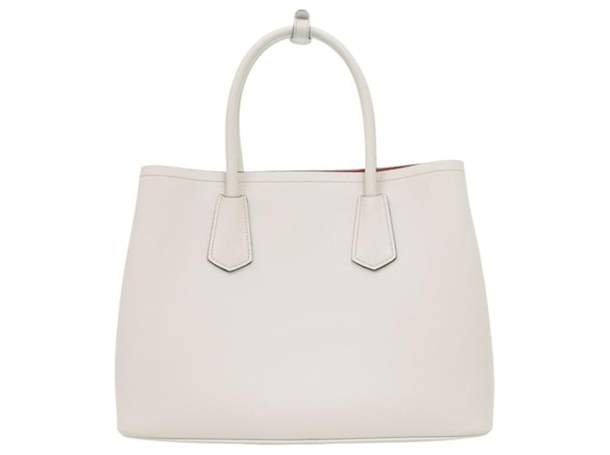 Borsa 2-Way Saffiano Triangle di Prada Rosso Crudo - vista 2